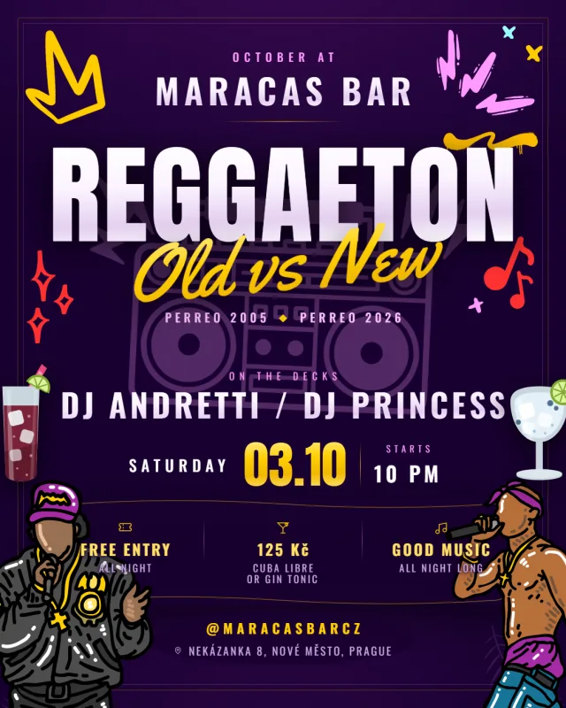 Flyer for Reggaeton · Old vs New
