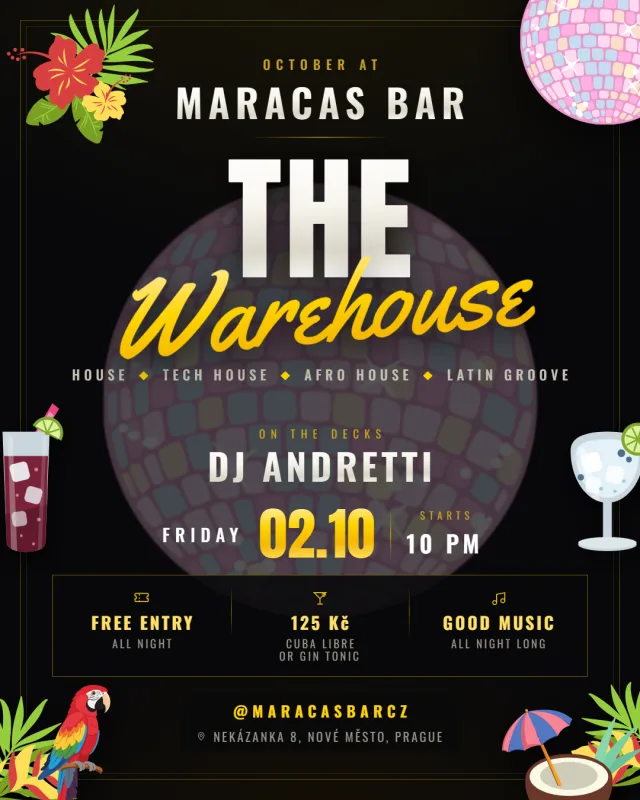 Flyer for THE WAREHOUSE